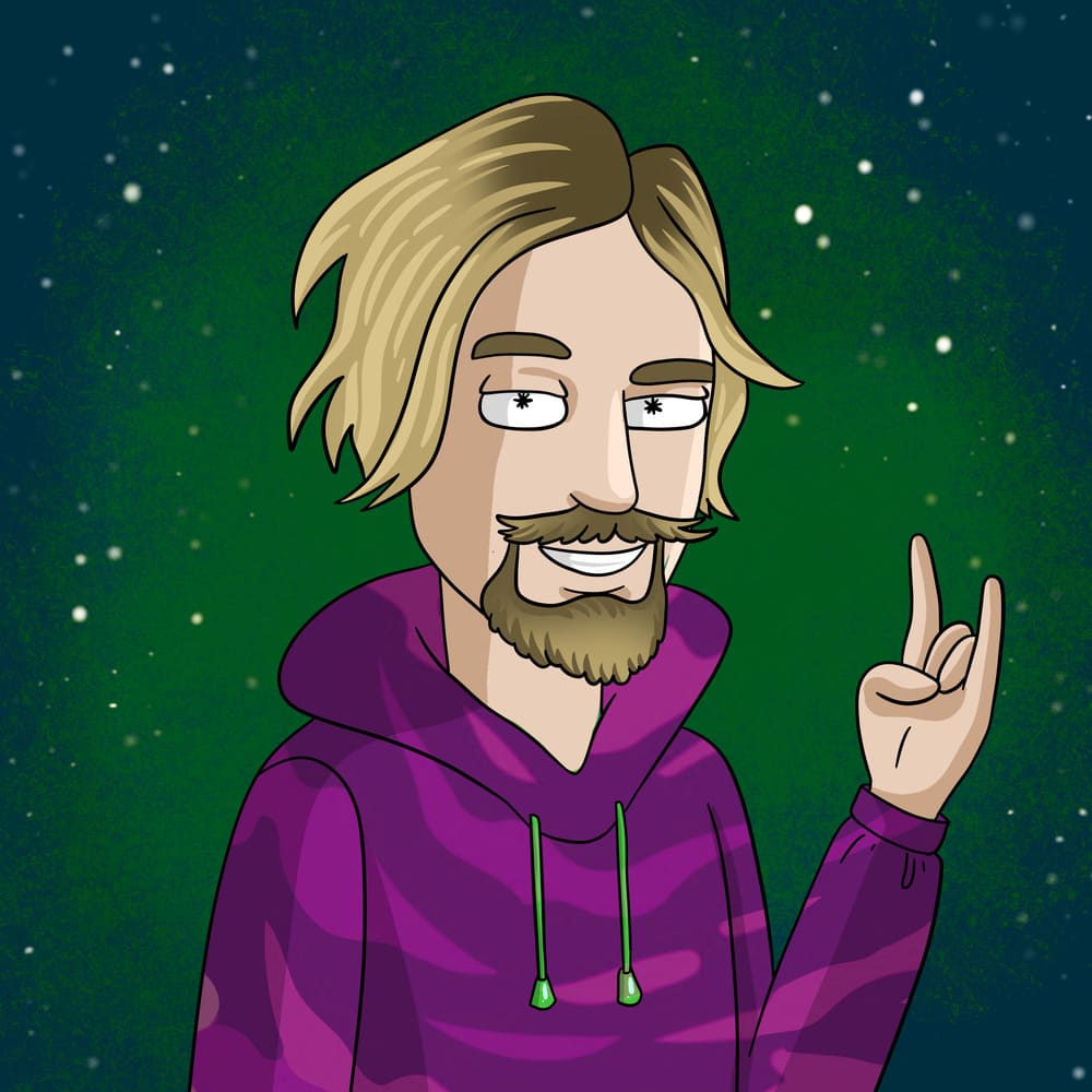 TikTok Portrait in Rick and Morty Style